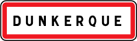 panneau ville de Dunkerque