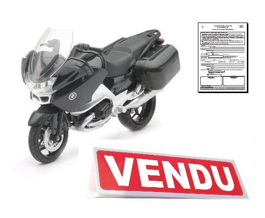 Certificat de cession pour moto ou scooter