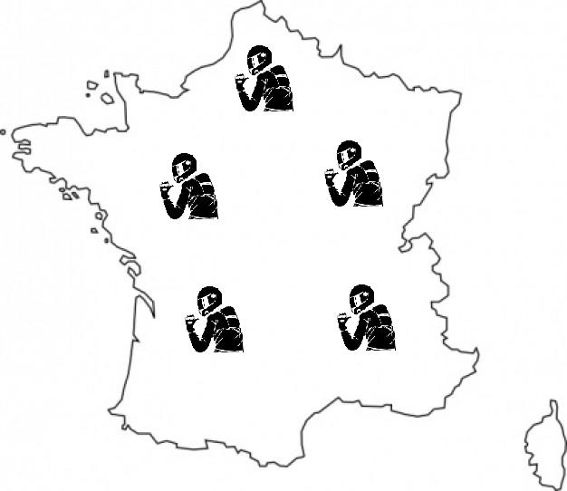 Associations motos et scooters de la Lozère(48) Naussac