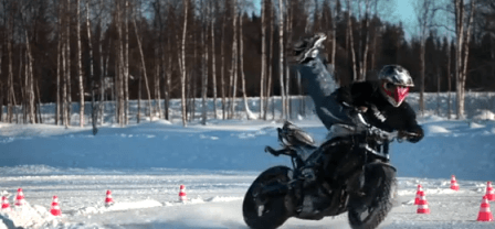 permis moto en hiver