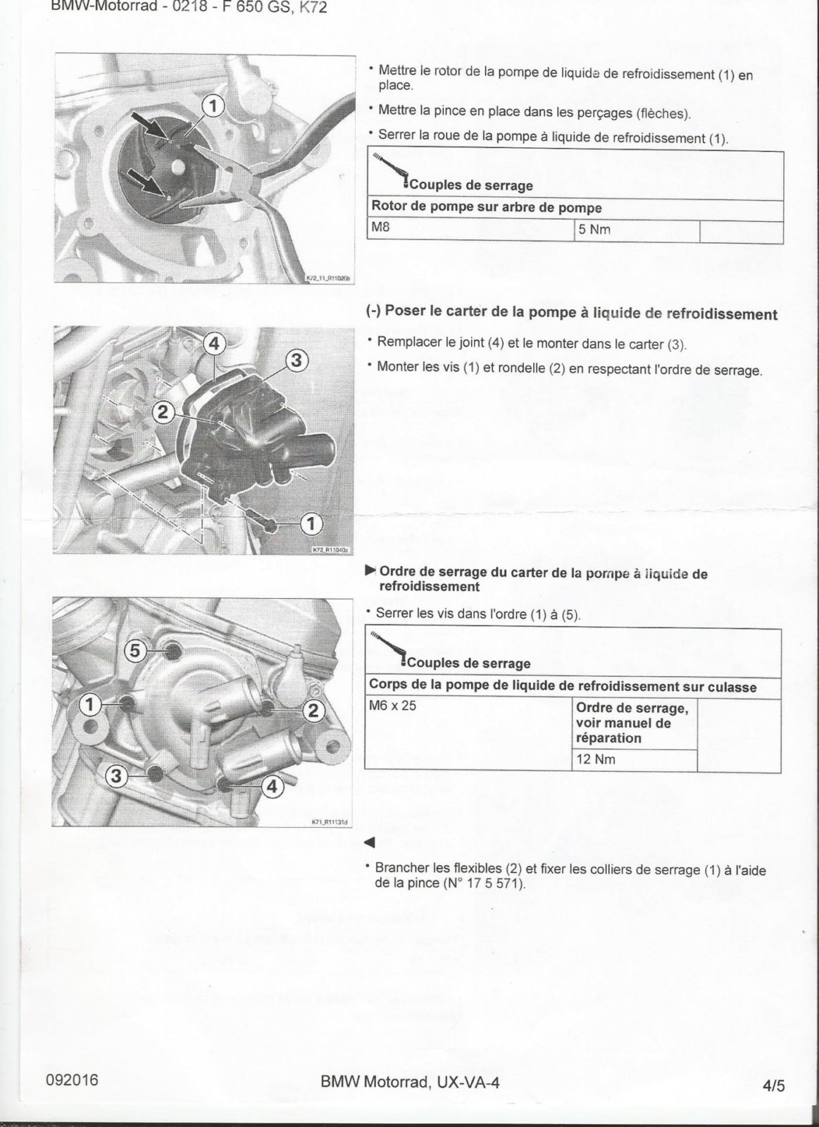 Changer Pompe %C3%A0 Eau BMW %C3%A9tape 4