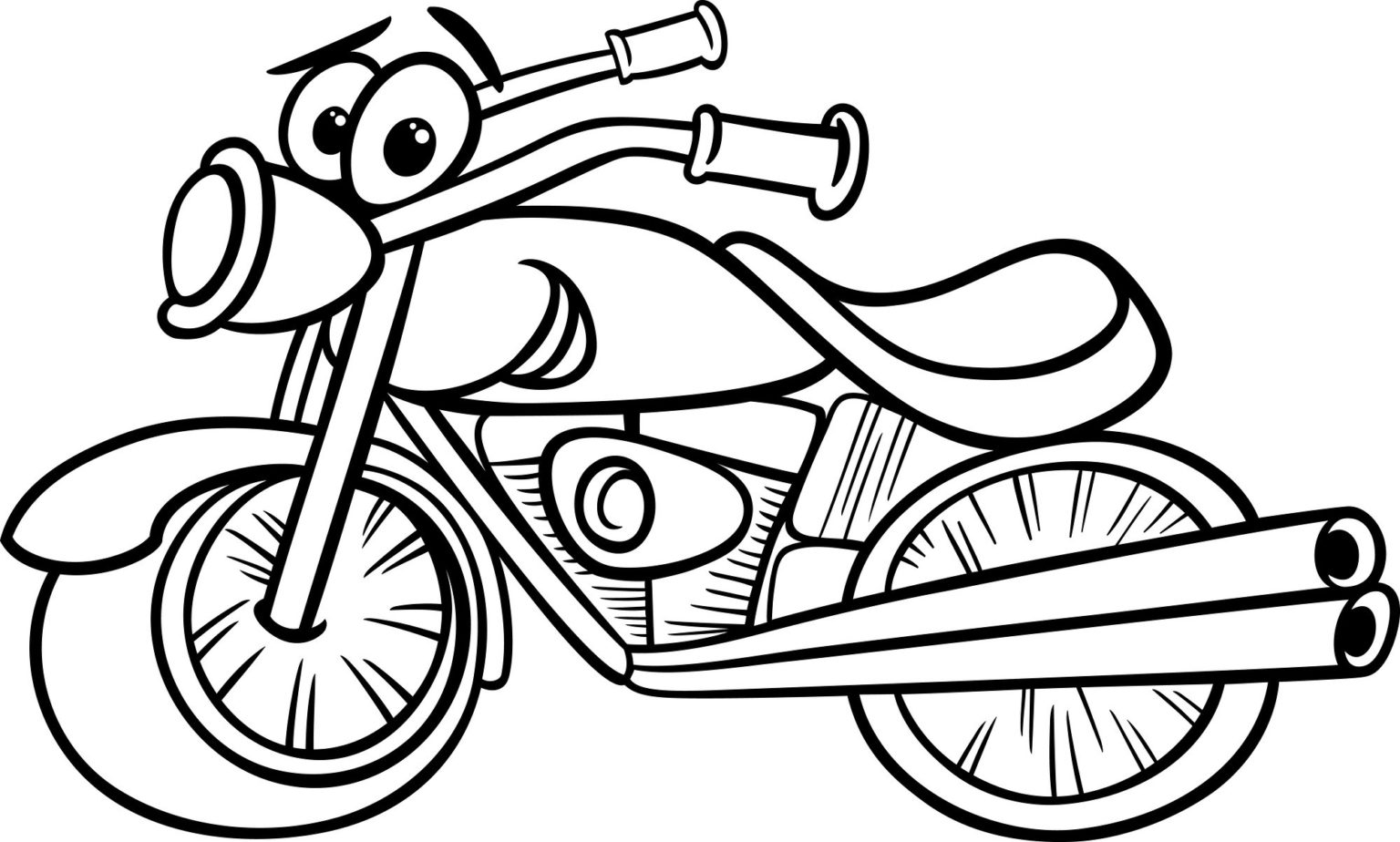 Coloriages moto pour occuper vos enfants  Motoconseils.com