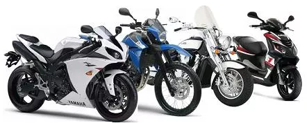 tous les types de moto