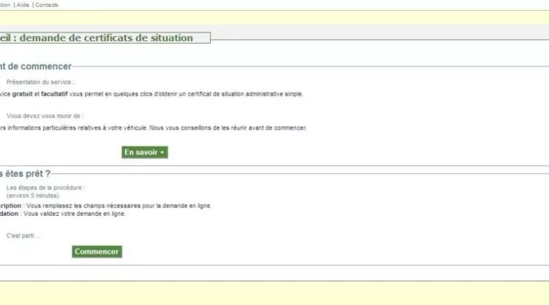 certificat de situation moto