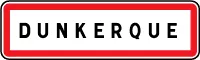 panneau ville de Dunkerque