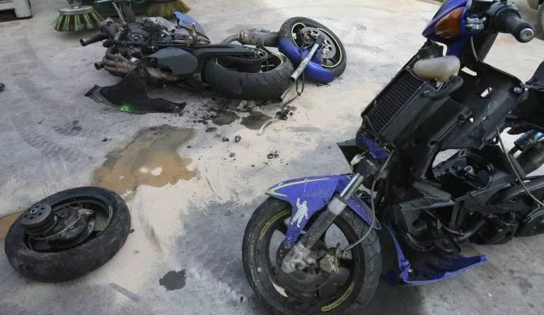accident moto scooter 125