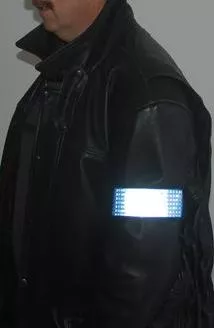 brassard rétro réfléchissant moto