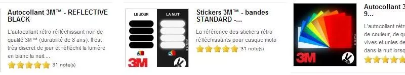autocollants réfléchissants