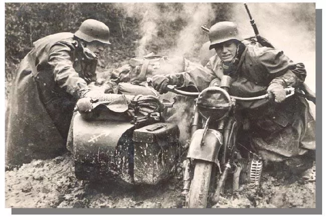Moto allemande seconde guerre BMW R75