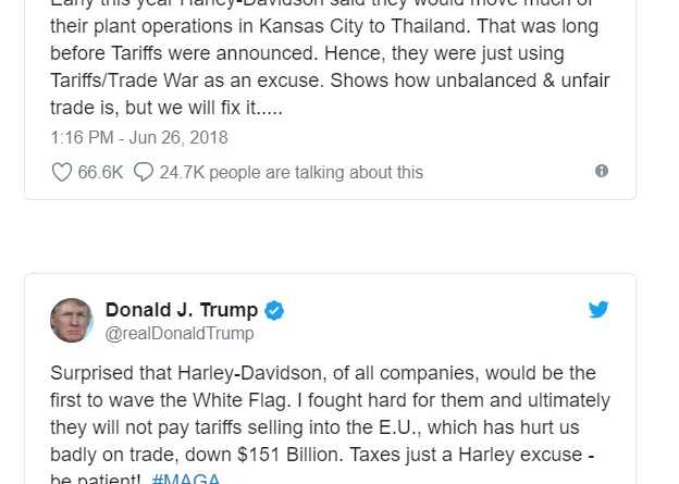 harley part en Europe